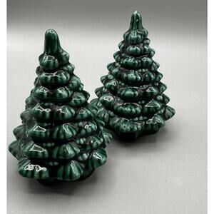 Christmas Fir Trees Unbranded Ceramic Undated 4.25 Inches Tall